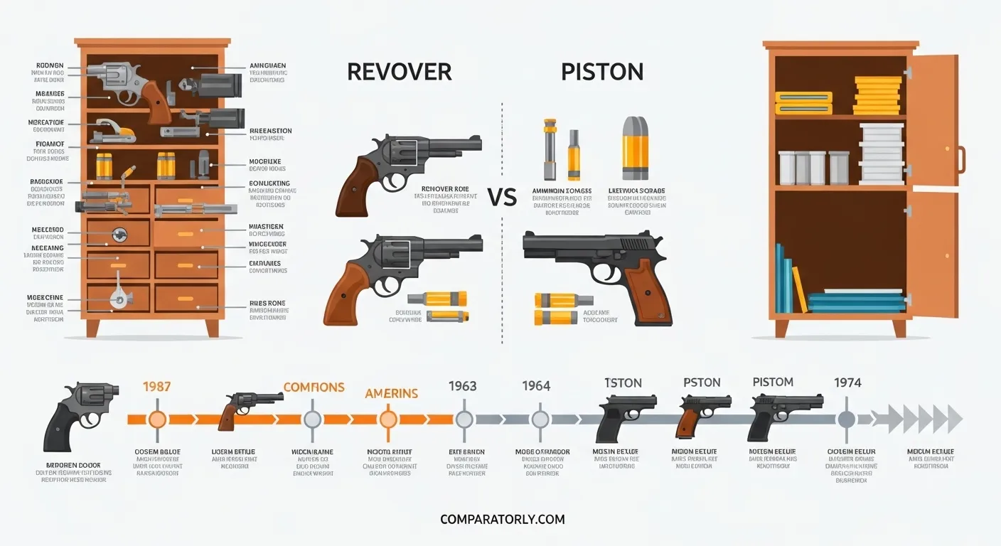 Revolver and Pistol